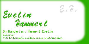 evelin hammerl business card